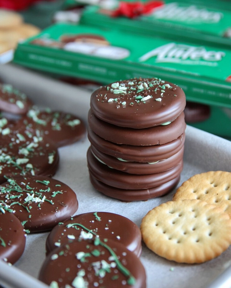 Andes Mint Ritz Cookies