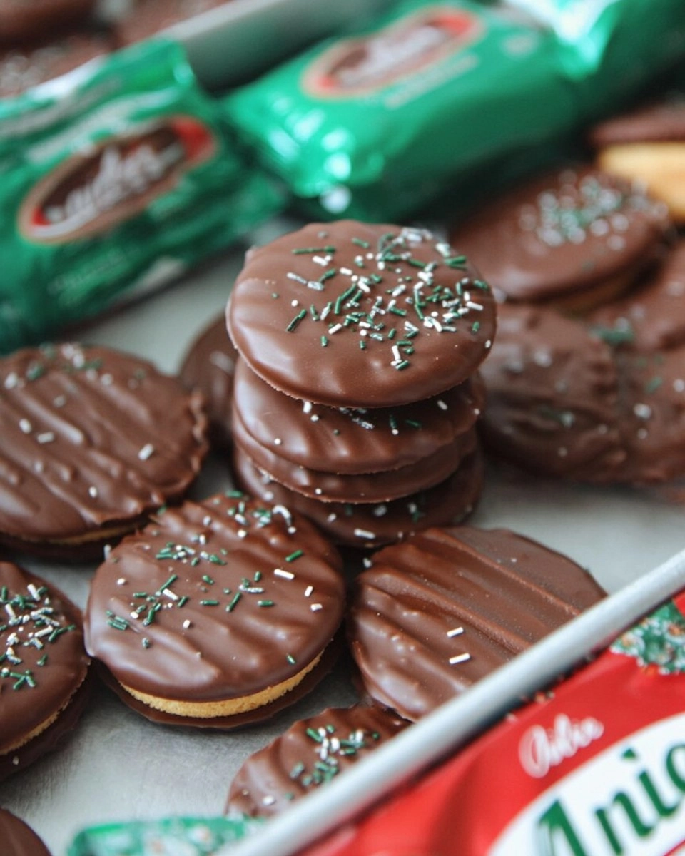Andes Mint Ritz Cookies