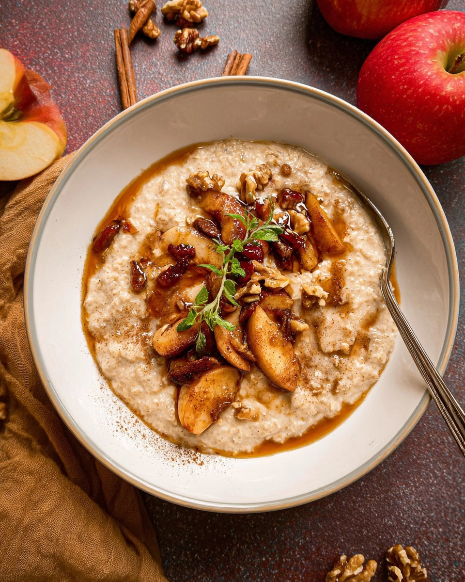 Apple Cinnamon Oatmeal Porridge