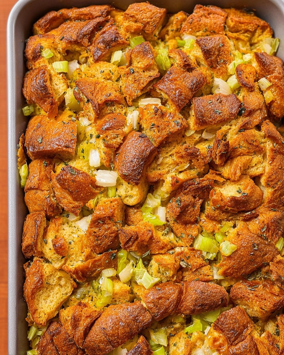 Buttery Herb Croissant Stuffing