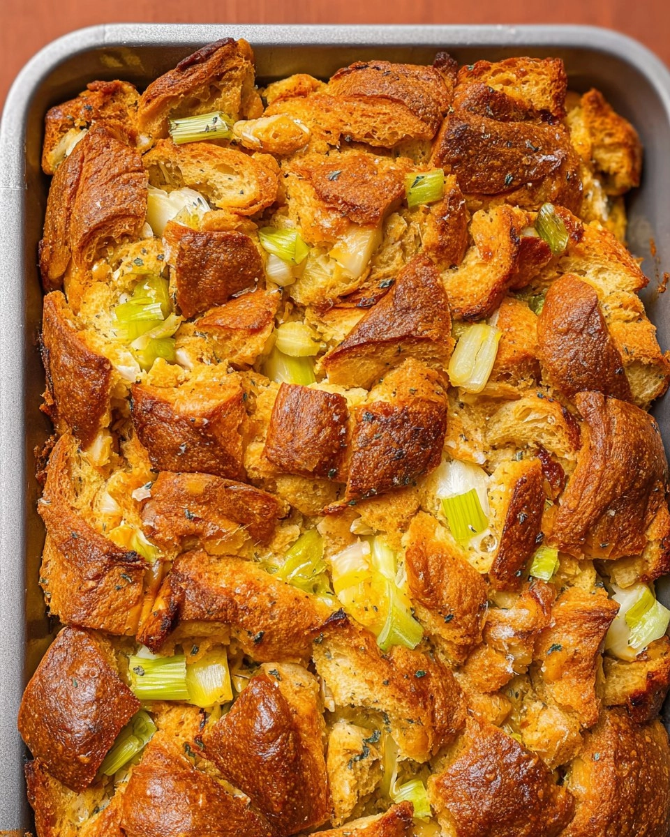 Buttery Herb Croissant Stuffing