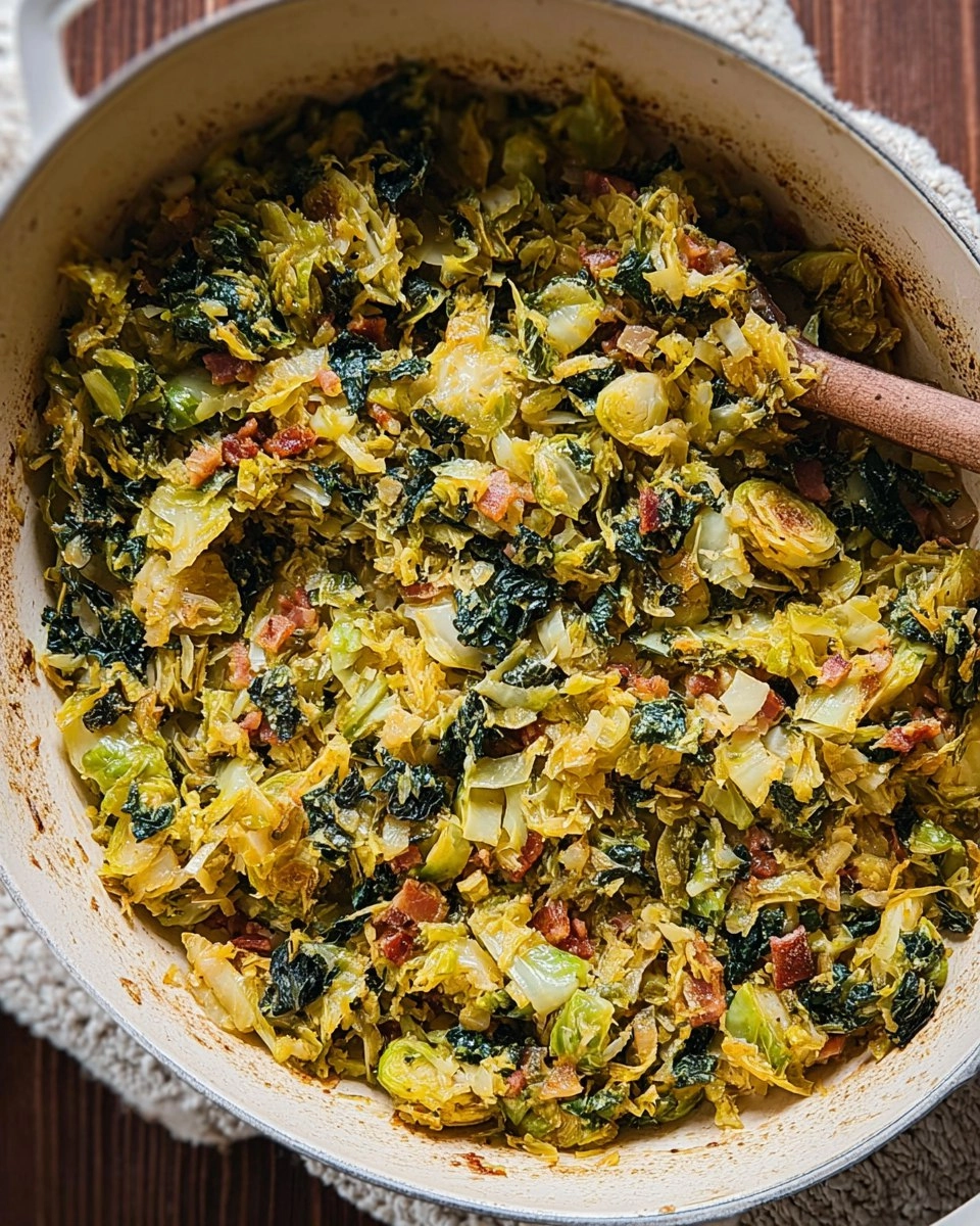 Caramelised Brussels Sprout Hash with Leeks and Pancetta