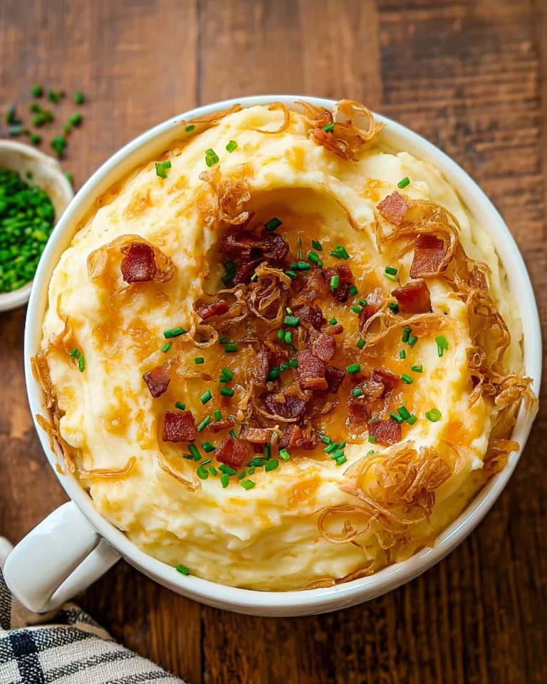Cheesy-Loaded-Mashed-Potatoes-with-Crispy-Shallots-and-Pancetta-Recipe