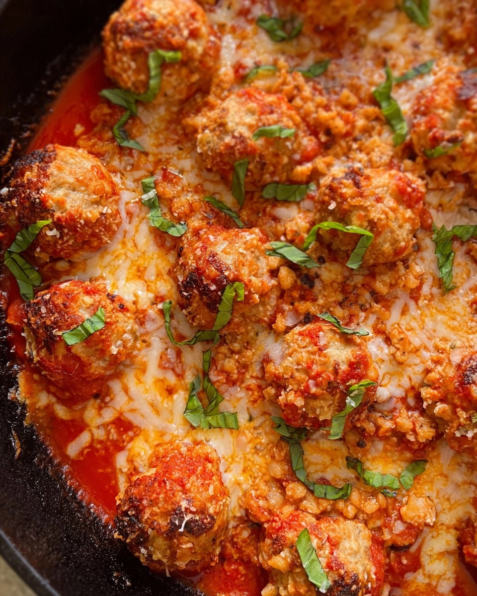 Chicken Parmesan Meatballs