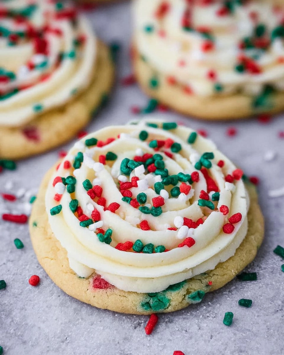 Christmas Cake Batter Cookies