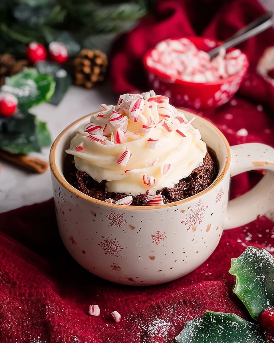 Christmas Mug Cake