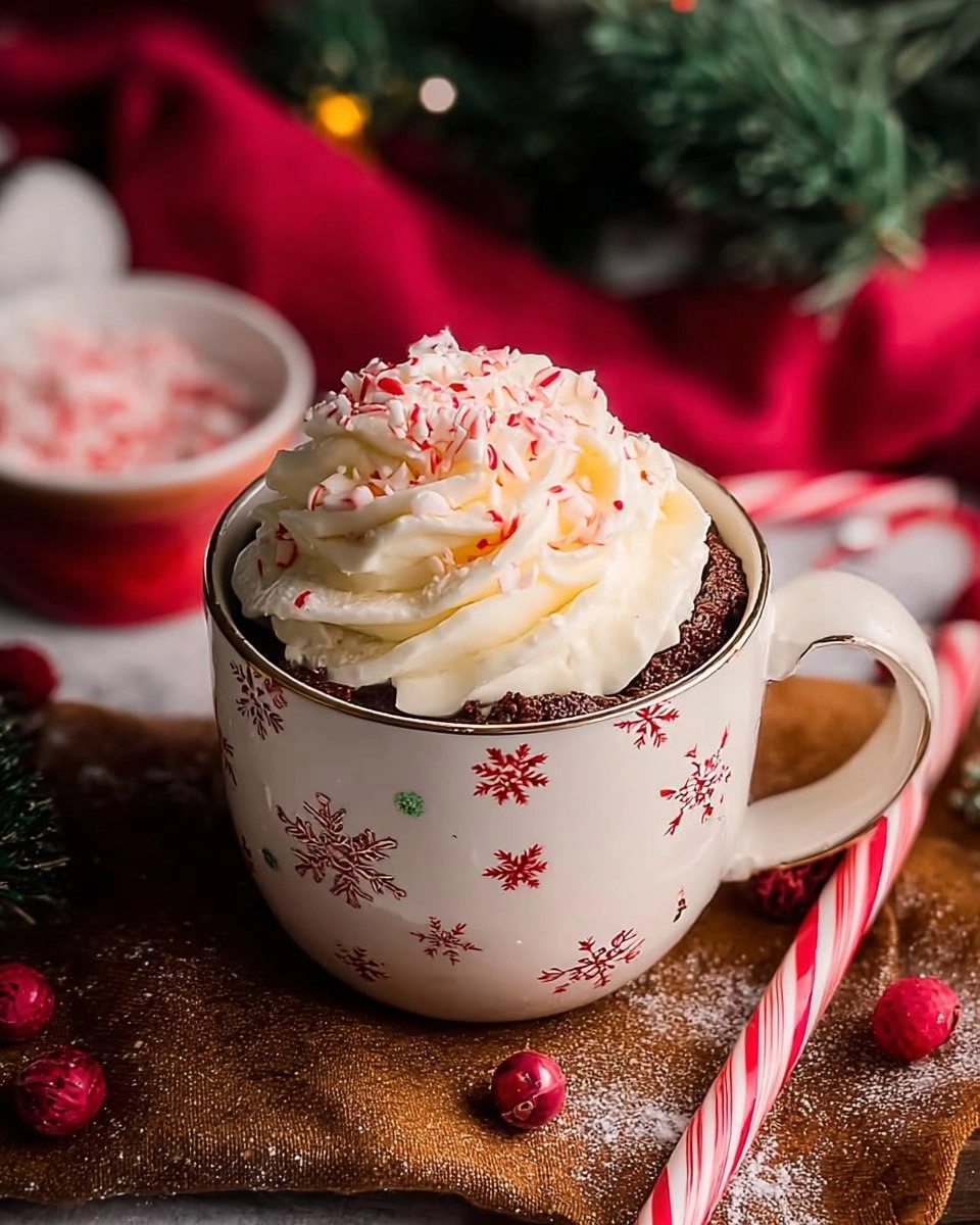 Christmas Mug Cake