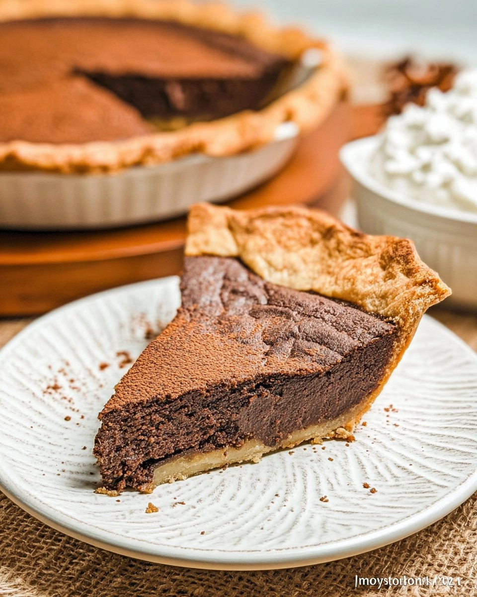 Classic Chocolate Chess Pie 101 Classic Chocolate Chess Pie