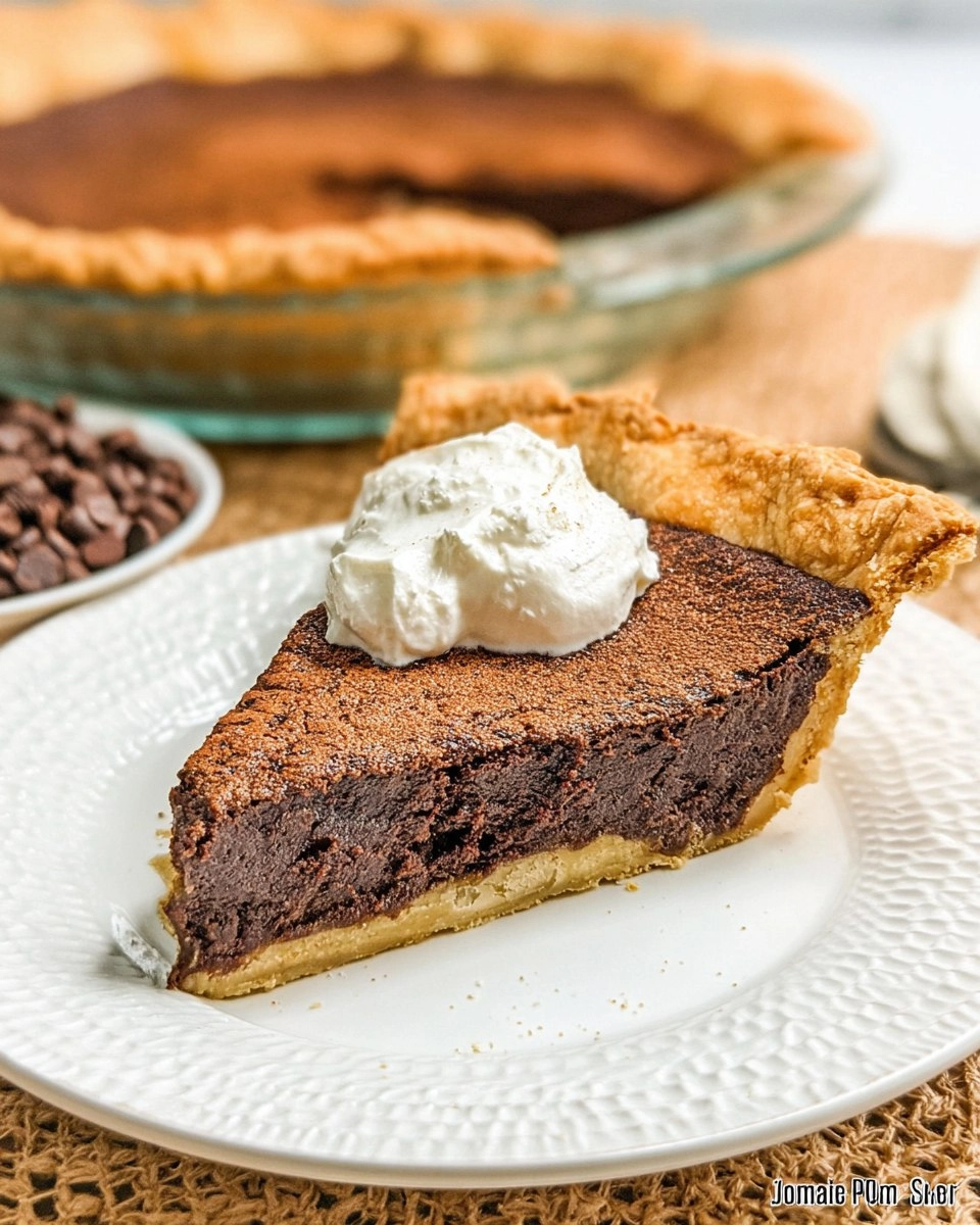 Classic Chocolate Chess Pie 102 Classic Chocolate Chess Pie