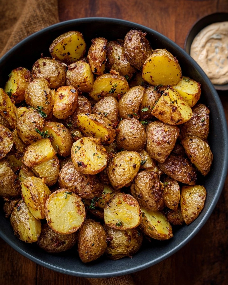 Cowboy Mayo Roasted Potatoes