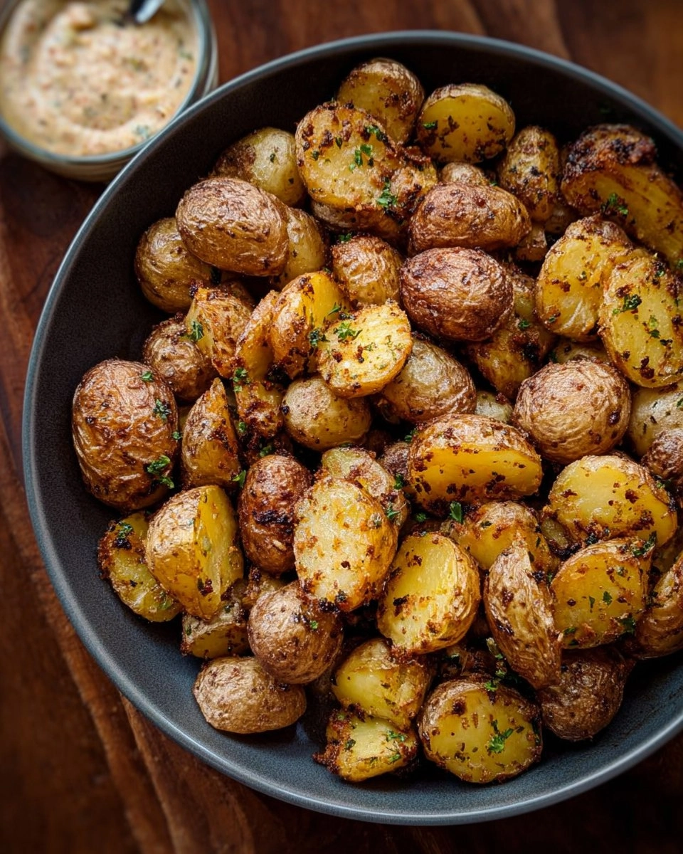 Cowboy Mayo Roasted Potatoes