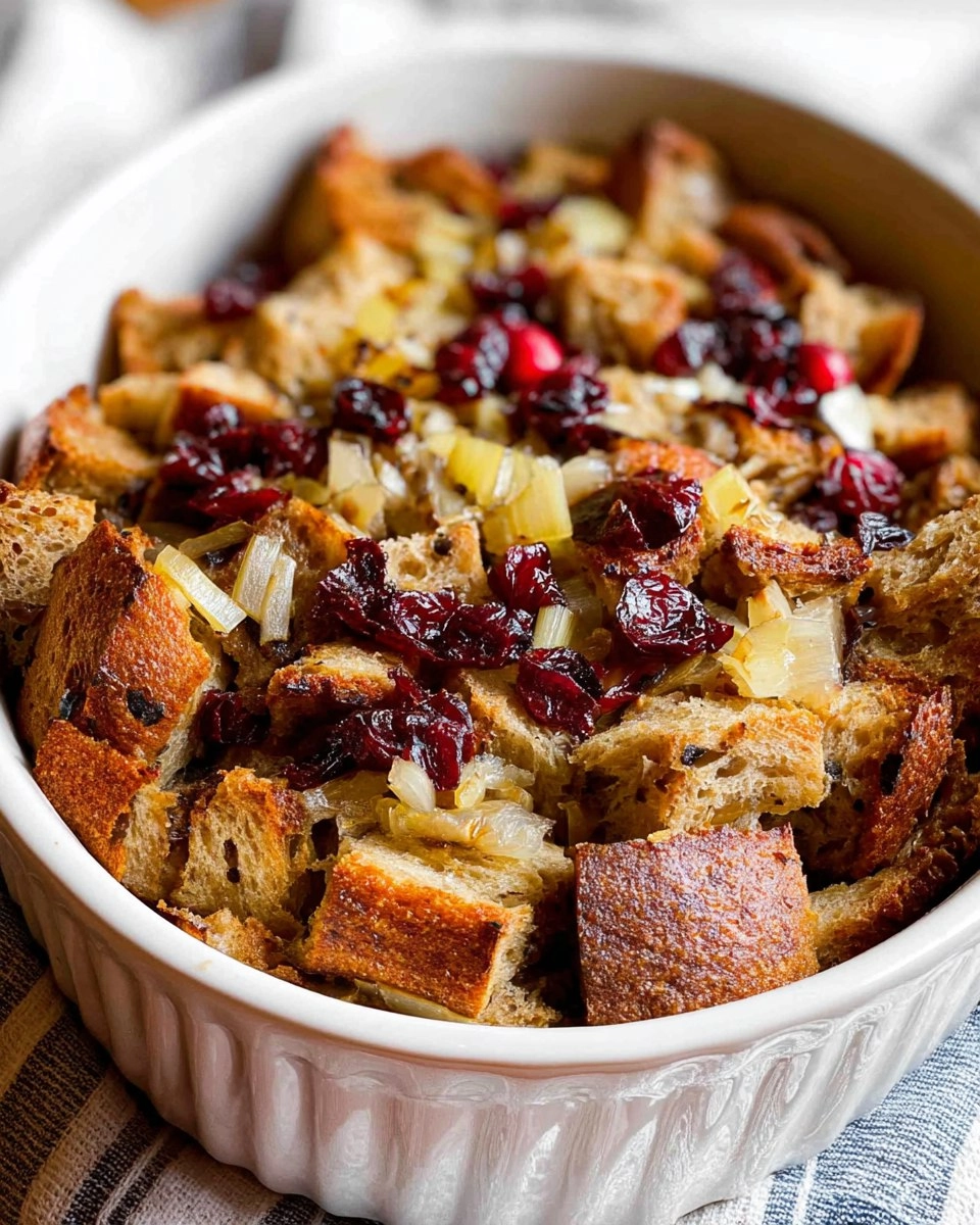 Cranberry Apple Walnut Stuffing