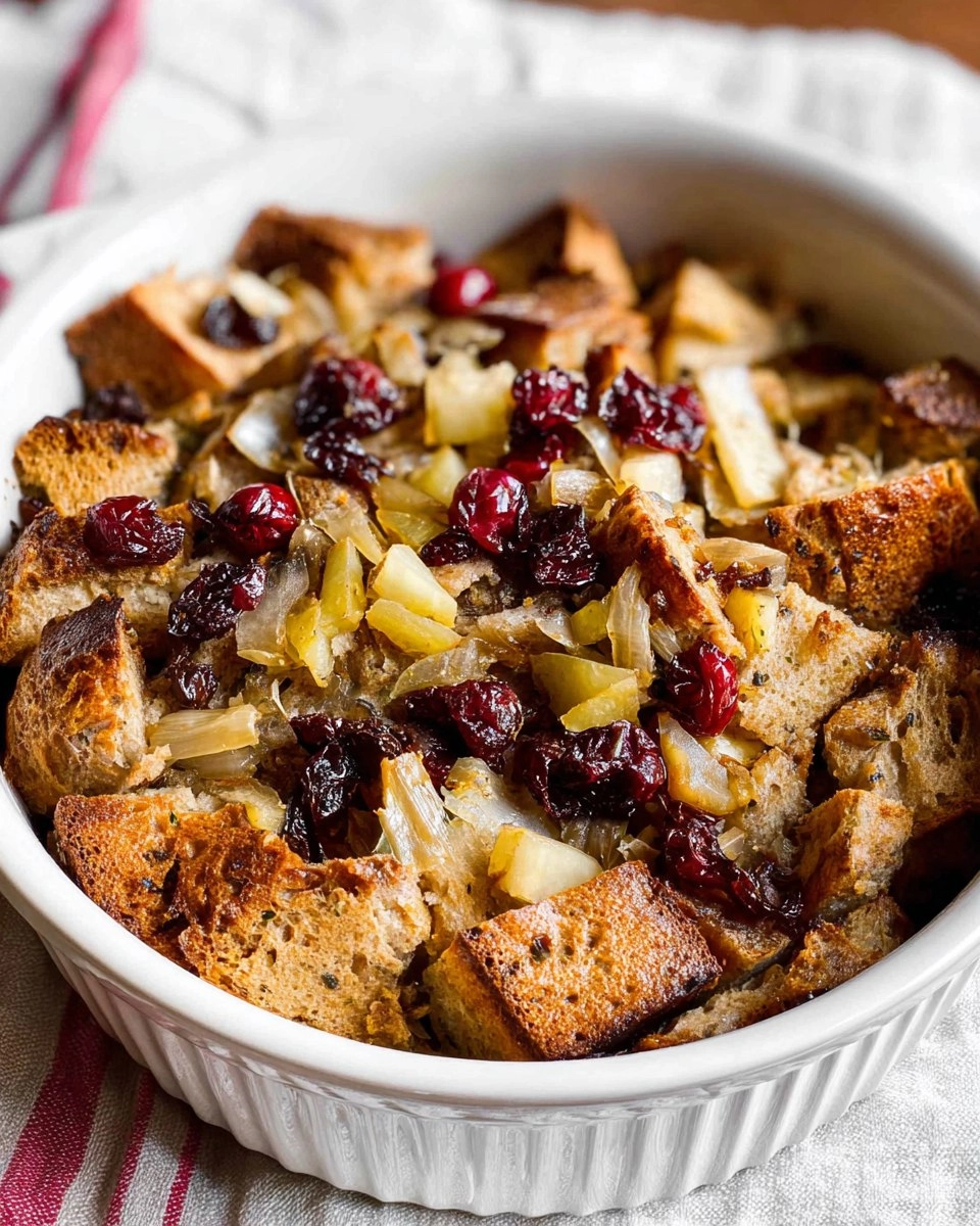 Cranberry Apple Walnut Stuffing