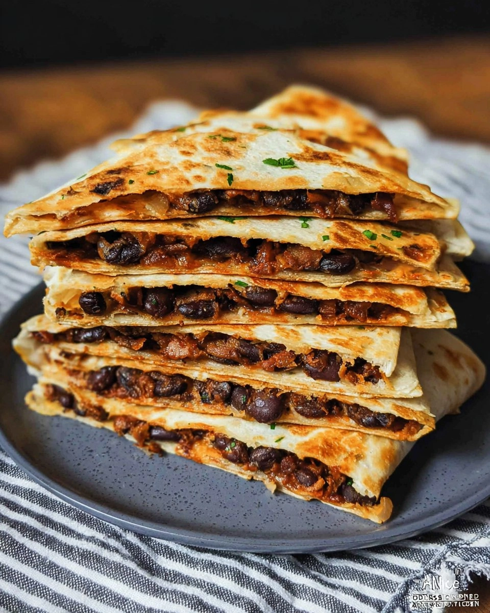 Crispy Black Bean Quesadillas 67 Crispy Black Bean Quesadillas