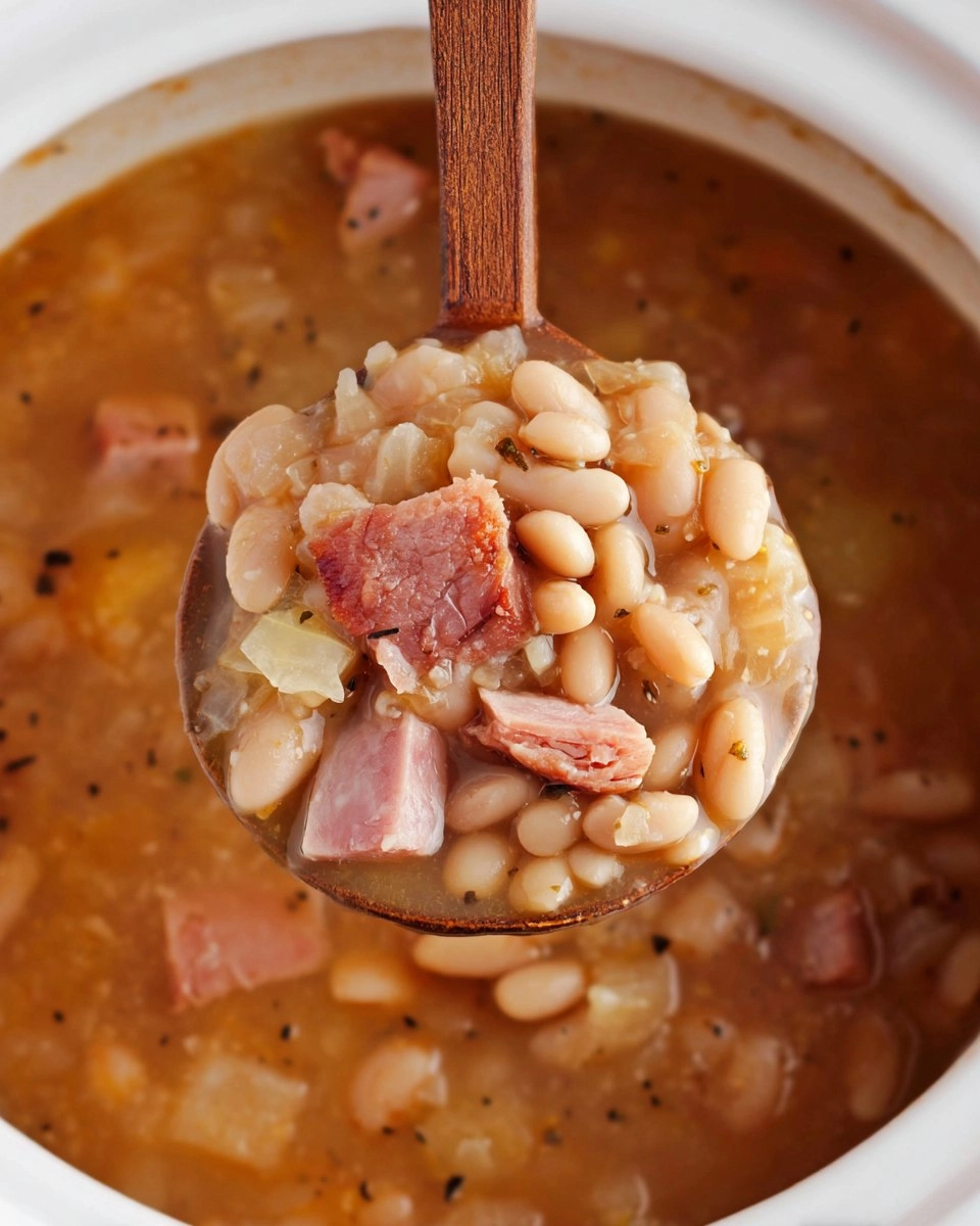 Crockpot Ham Bean Soup
