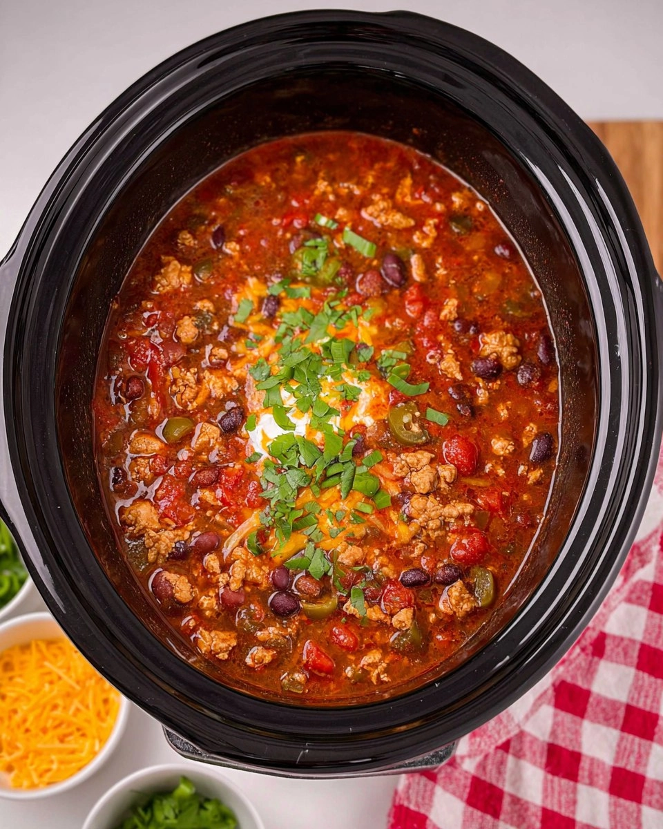 Crockpot Turkey Chili