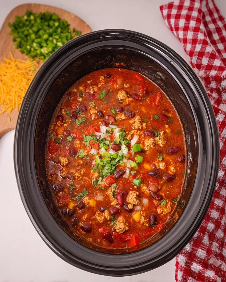 Crockpot Turkey Chili