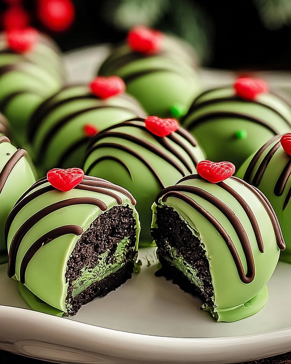 Delicious Grinch Oreo Balls 76 Delicious Grinch Oreo Balls