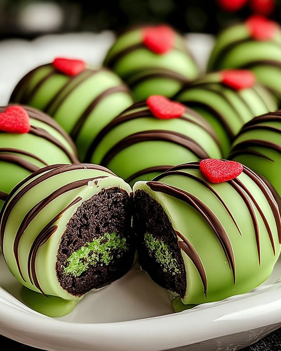 Delicious Grinch Oreo Balls 77 Delicious Grinch Oreo Balls