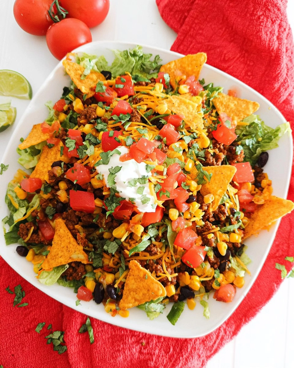 Dorito Beef Taco Salad Bowl