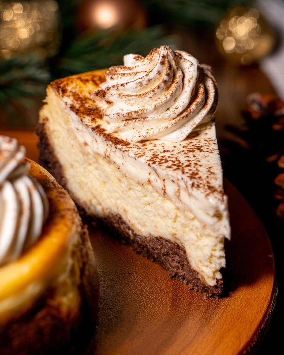 Eggnog Cheesecake 142 Eggnog Cheesecake