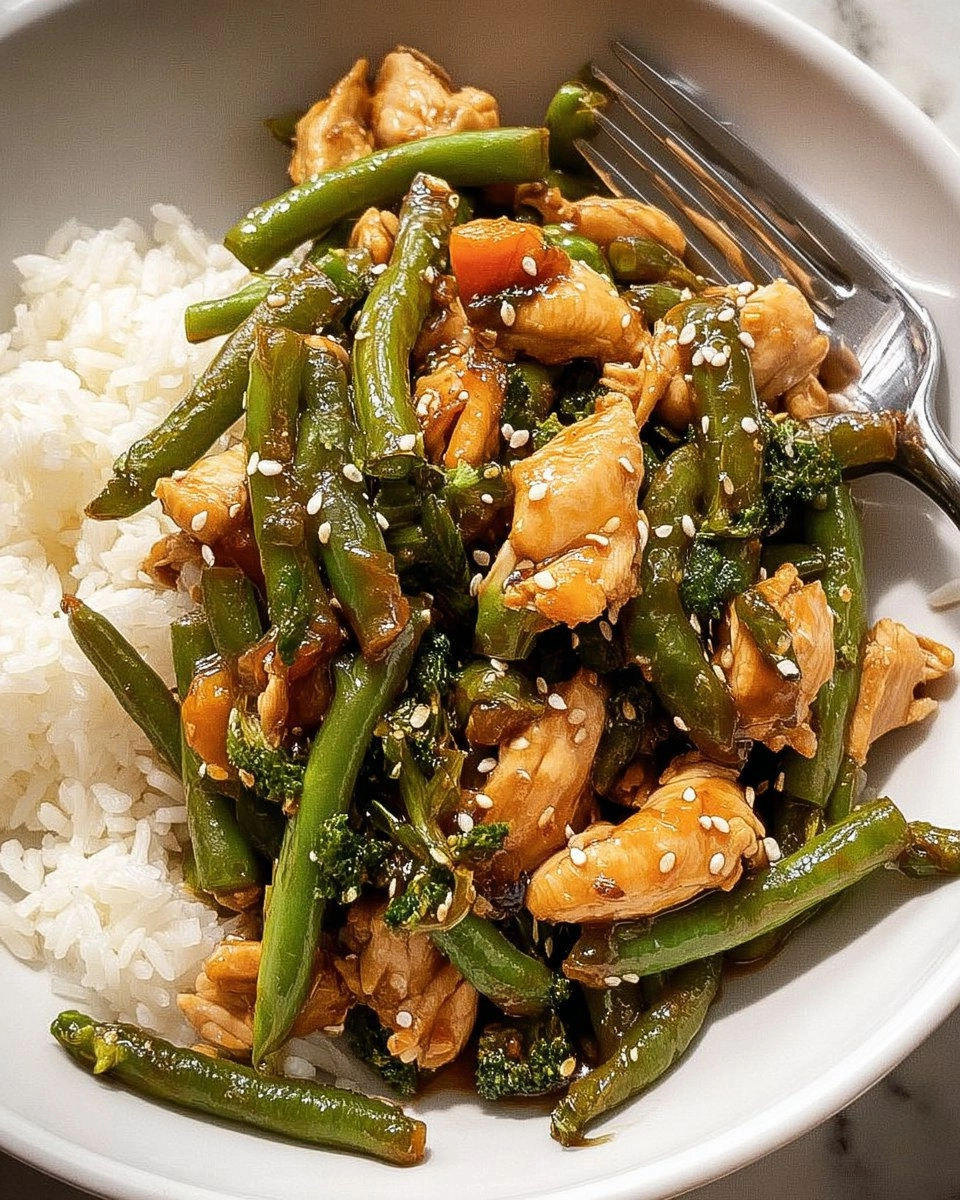 Green Bean Chicken Stir Fry