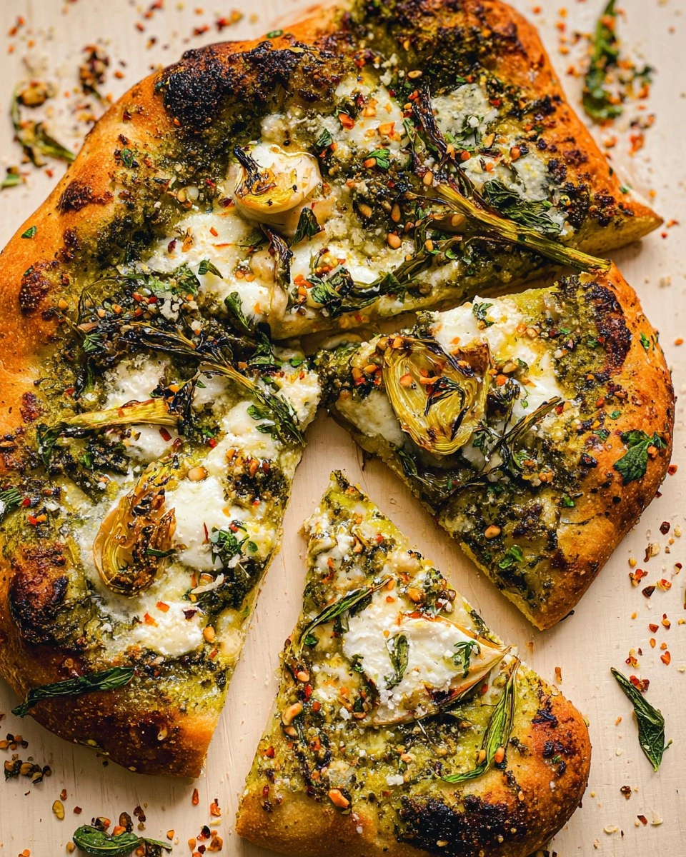 Green Goddess Veggie Pizza