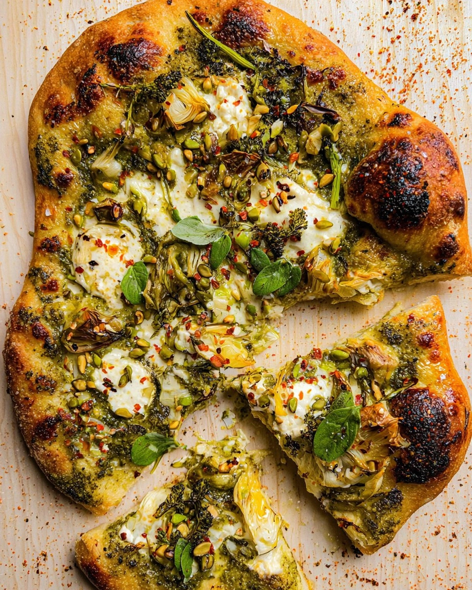 Green Goddess Veggie Pizza