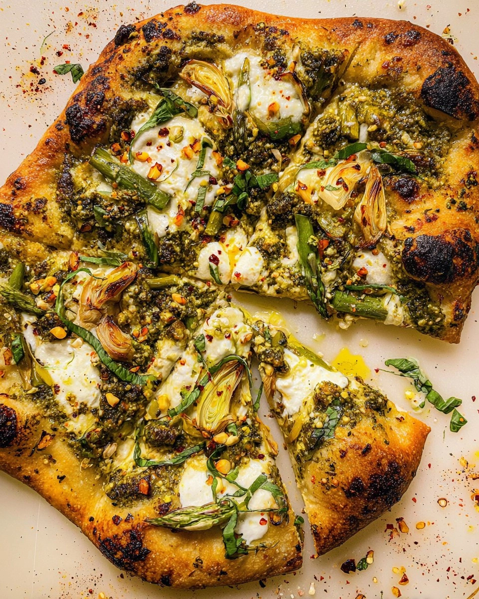 Green Goddess Veggie Pizza