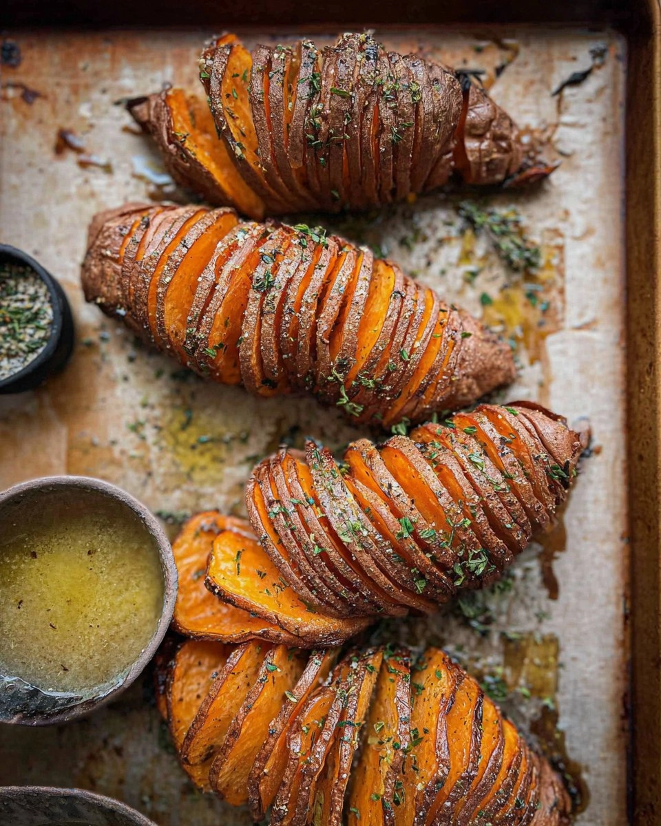 Hasselback Sweet Potatoes
