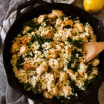 Lemon-Chicken-Rice-Skillet-Recipe