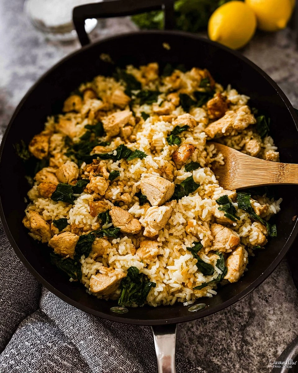 Lemon Chicken Rice Skillet