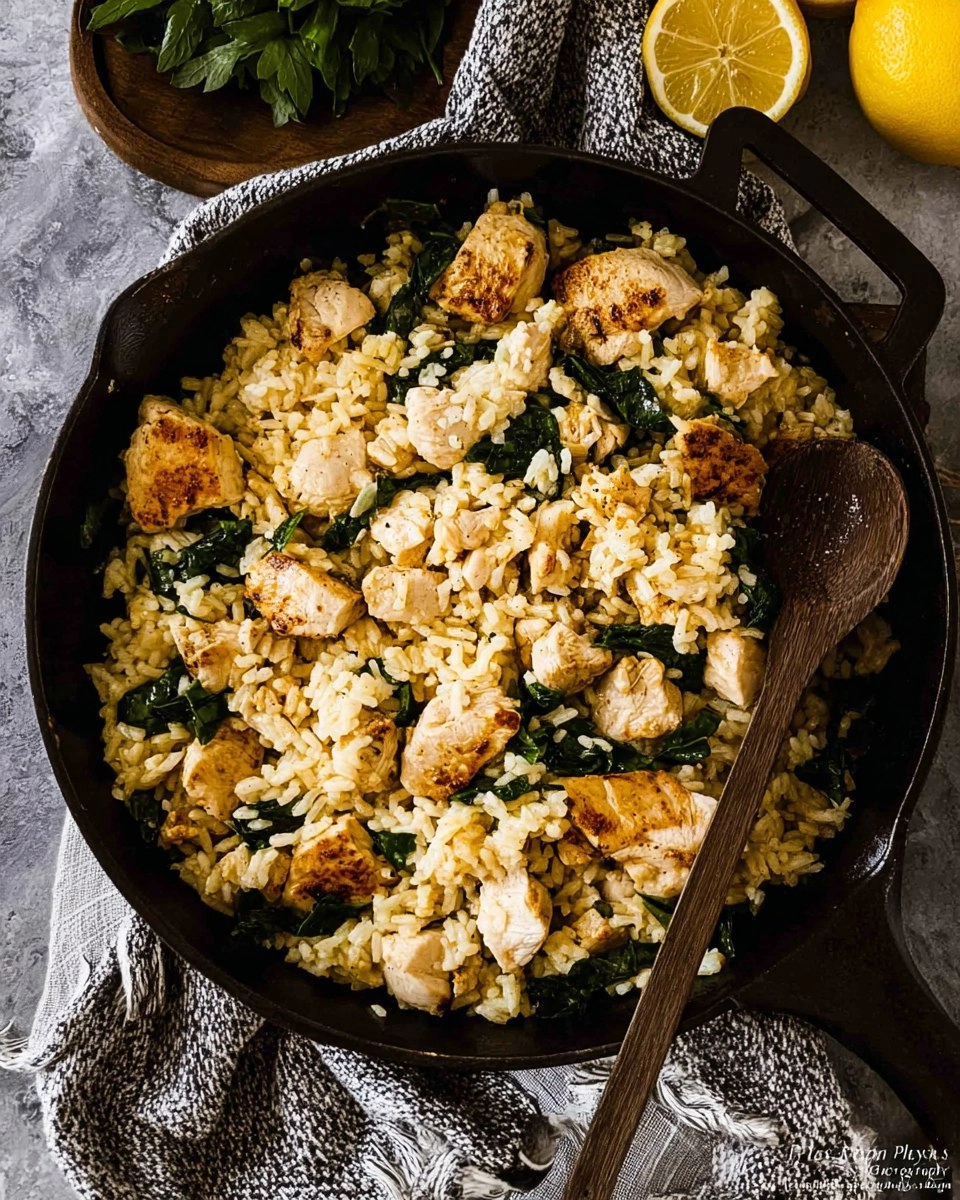 Lemon Chicken Rice Skillet