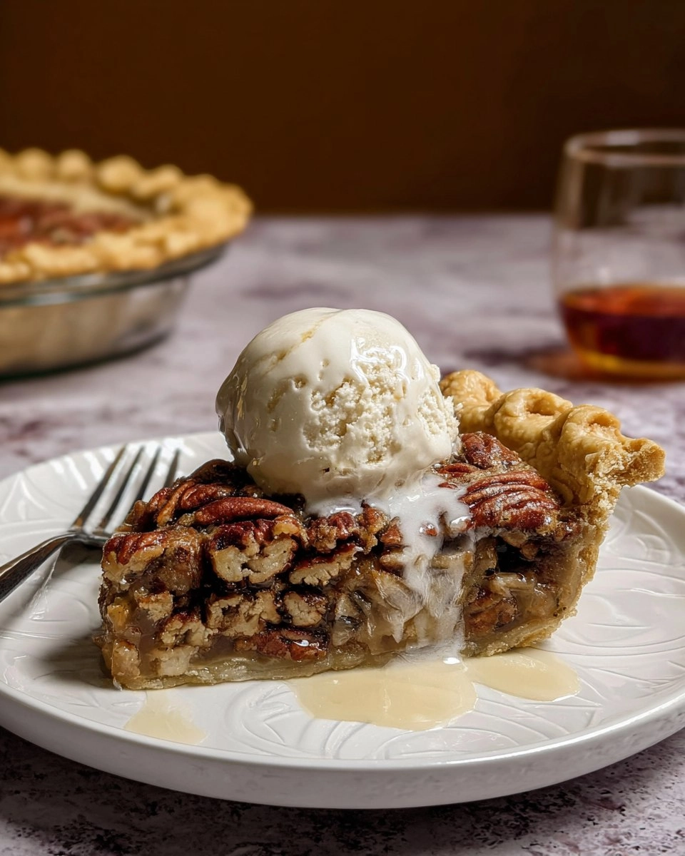 Maple Bourbon Pecan Pie