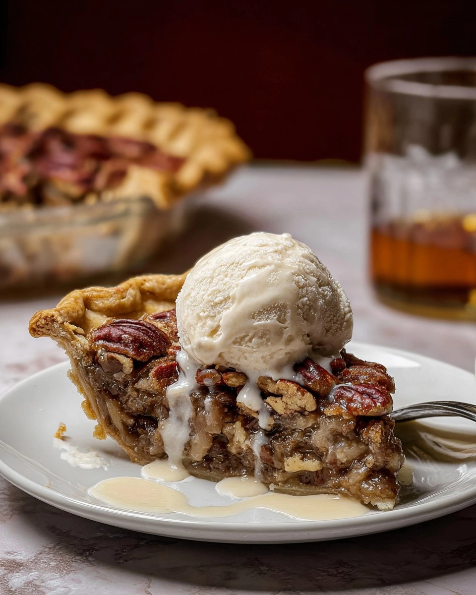 Maple Bourbon Pecan Pie