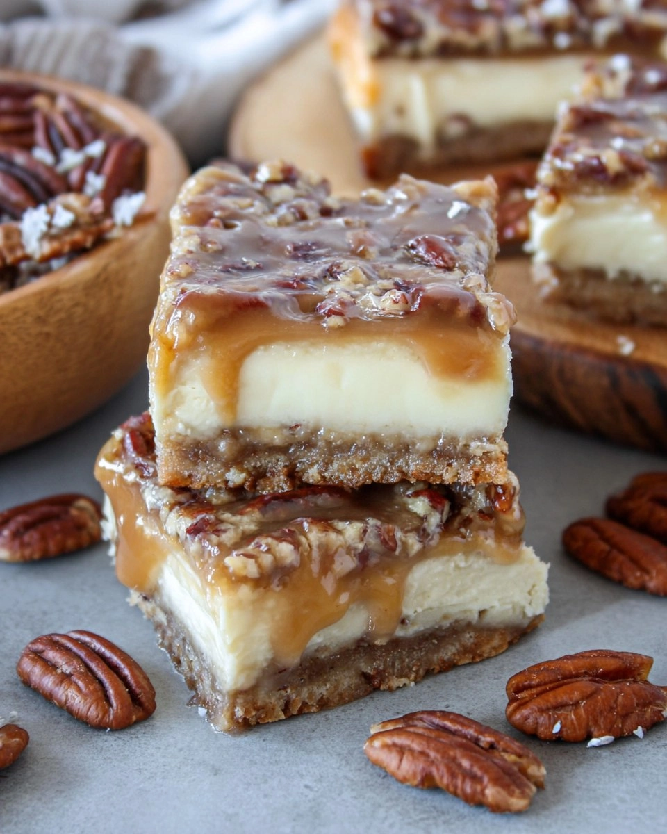 Pecan Pie Cheesecake Bars