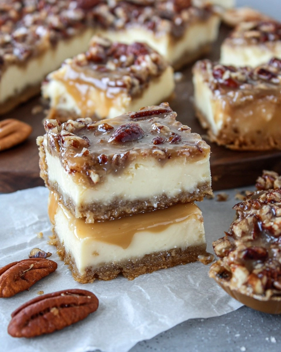 Pecan Pie Cheesecake Bars