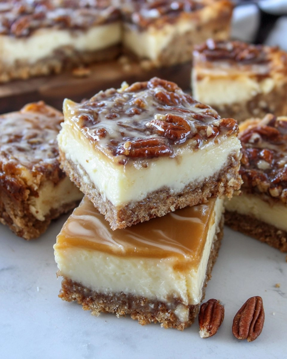 Pecan Pie Cheesecake Bars