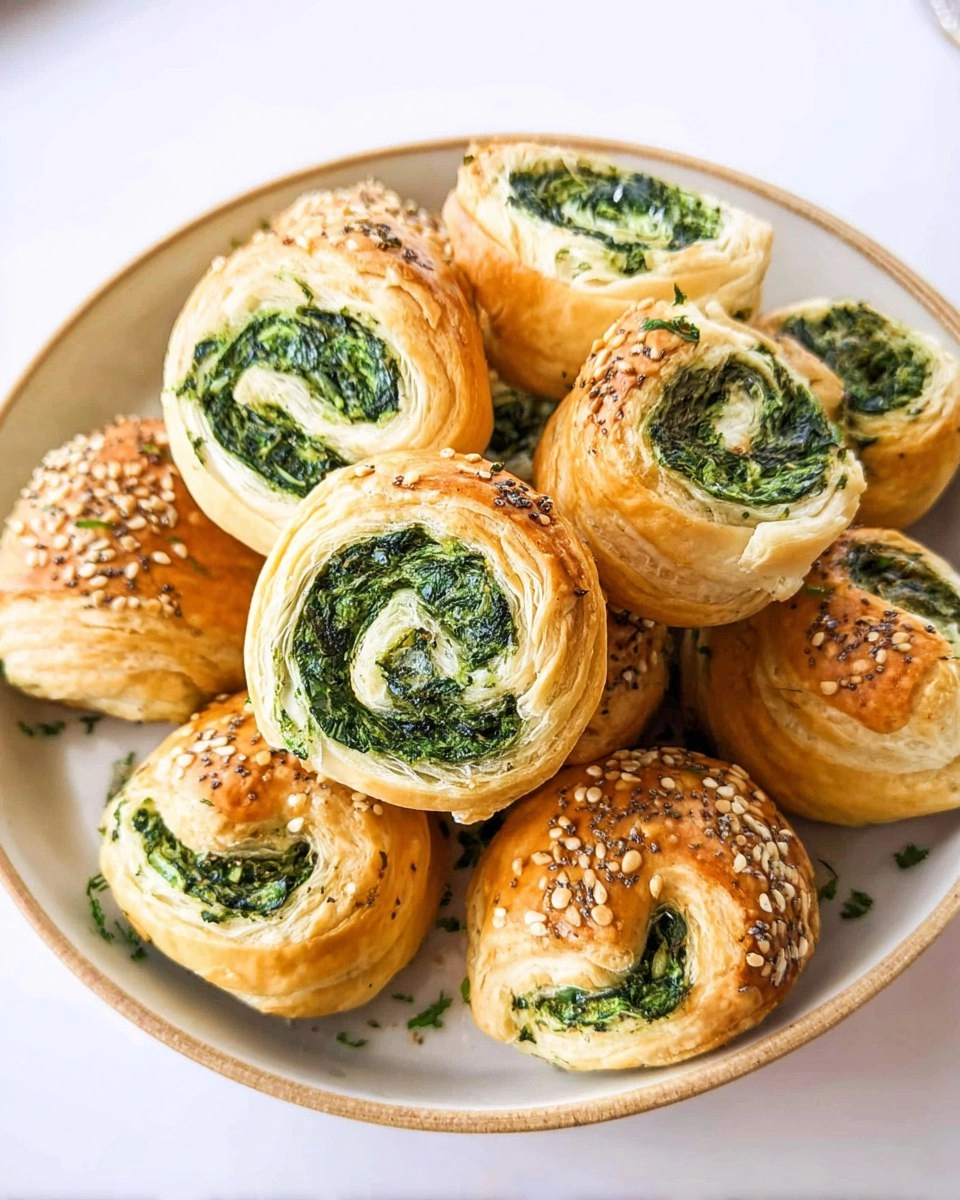 Spinach Puff Pastry Appetizers
