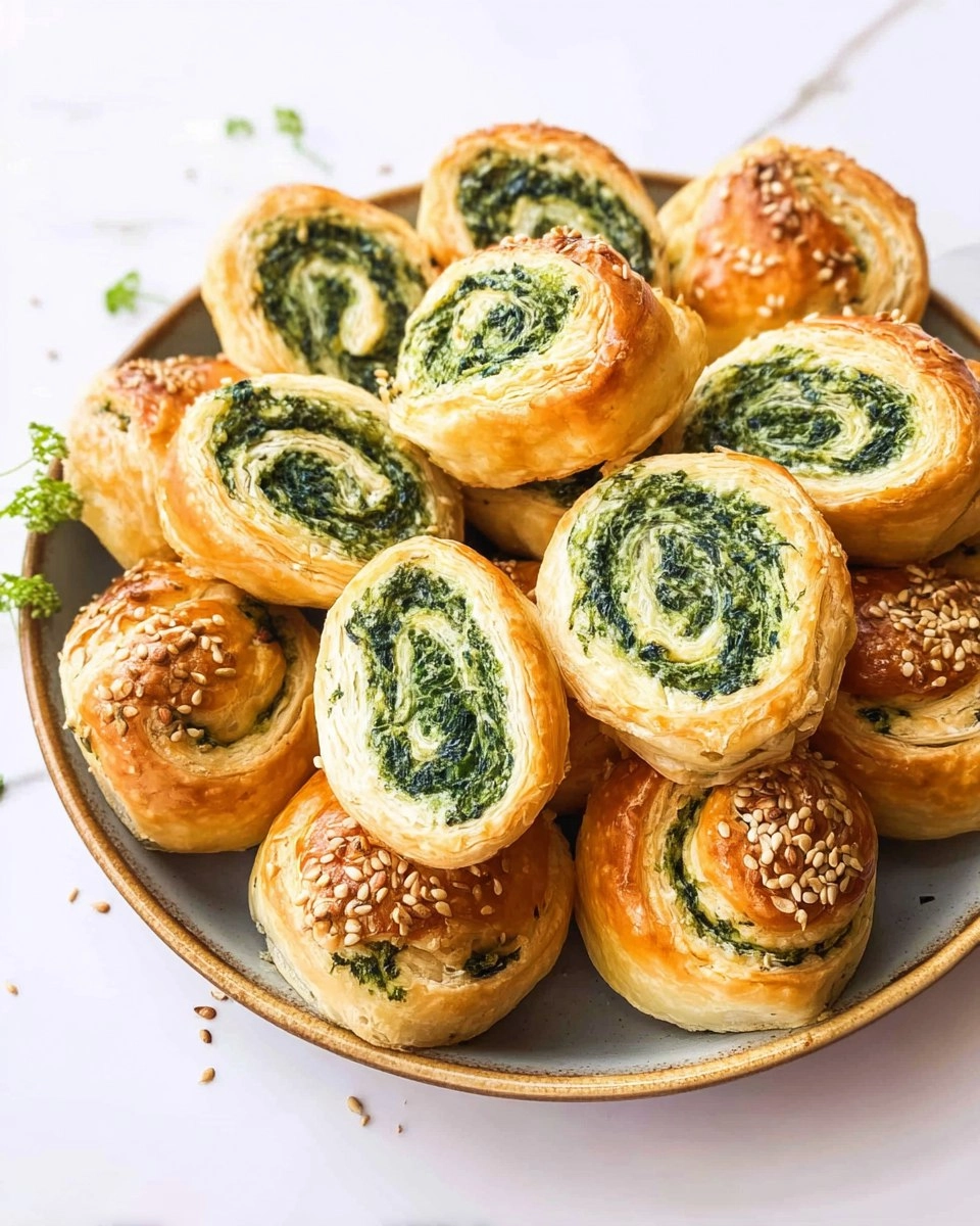 Spinach Puff Pastry Appetizers