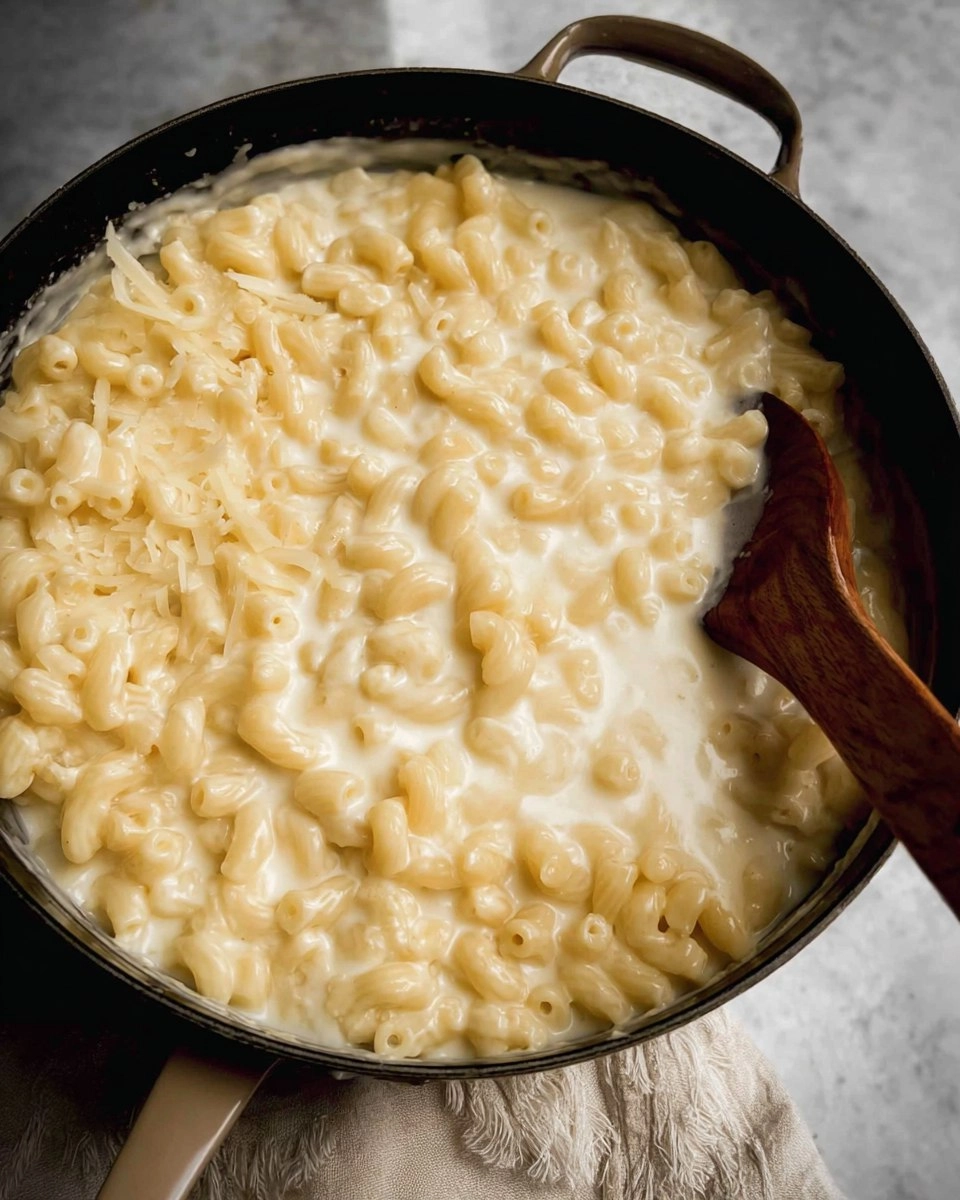 Stovetop Mac and Cheese with White Cheddar