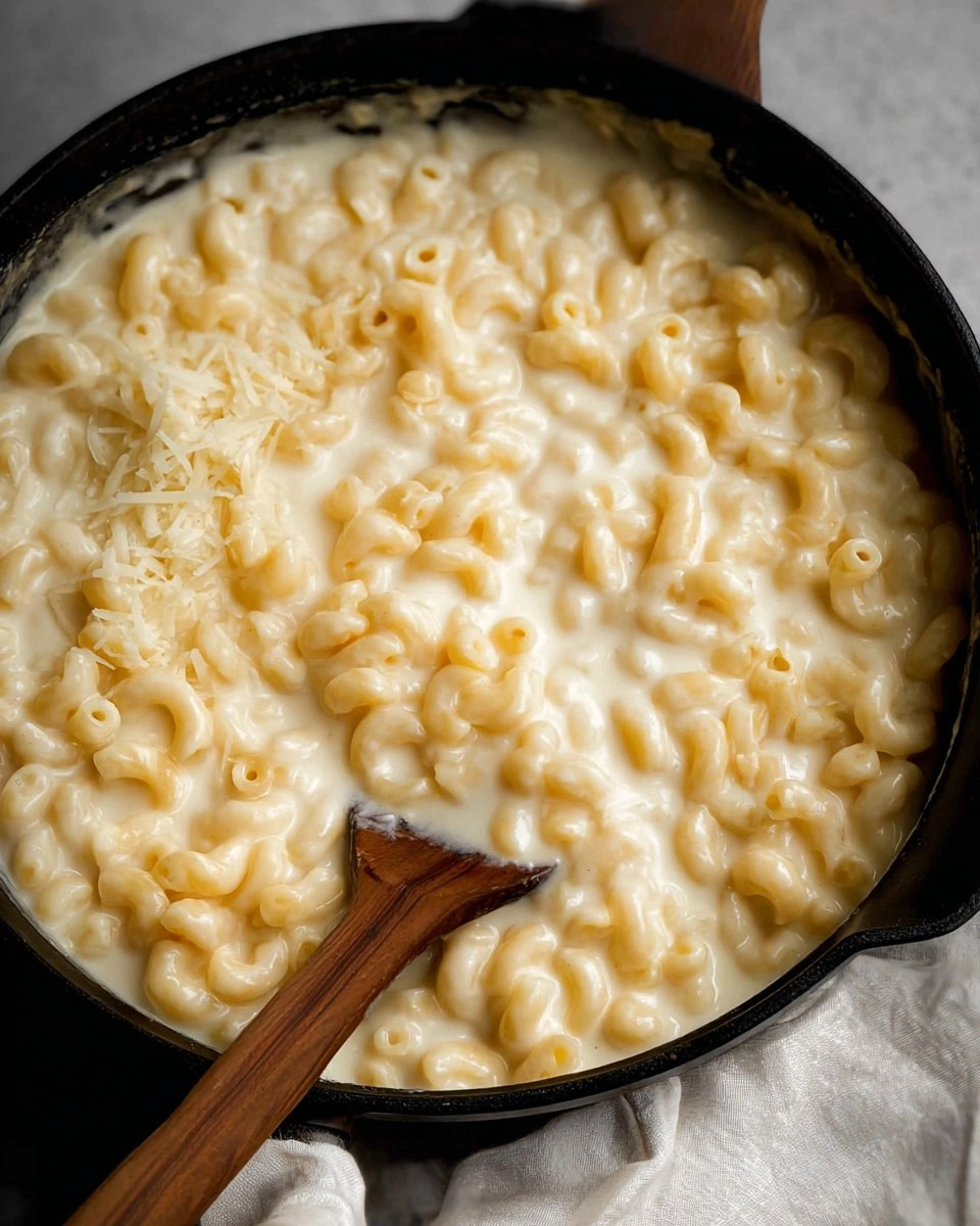 Stovetop Mac and Cheese with White Cheddar