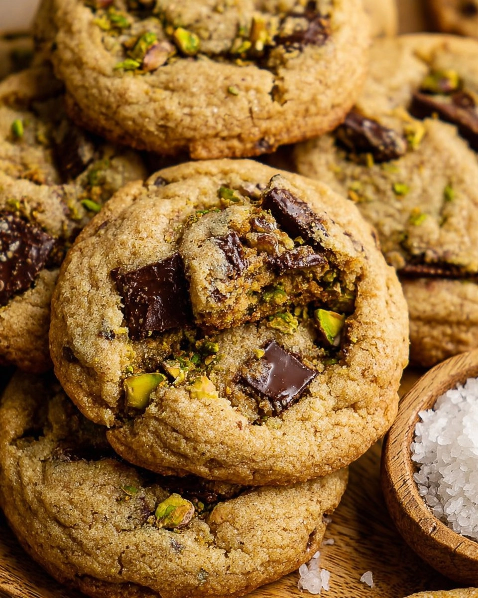 Vegan Olive Oil, Pistachio, & Chocolate Chunk Cookies