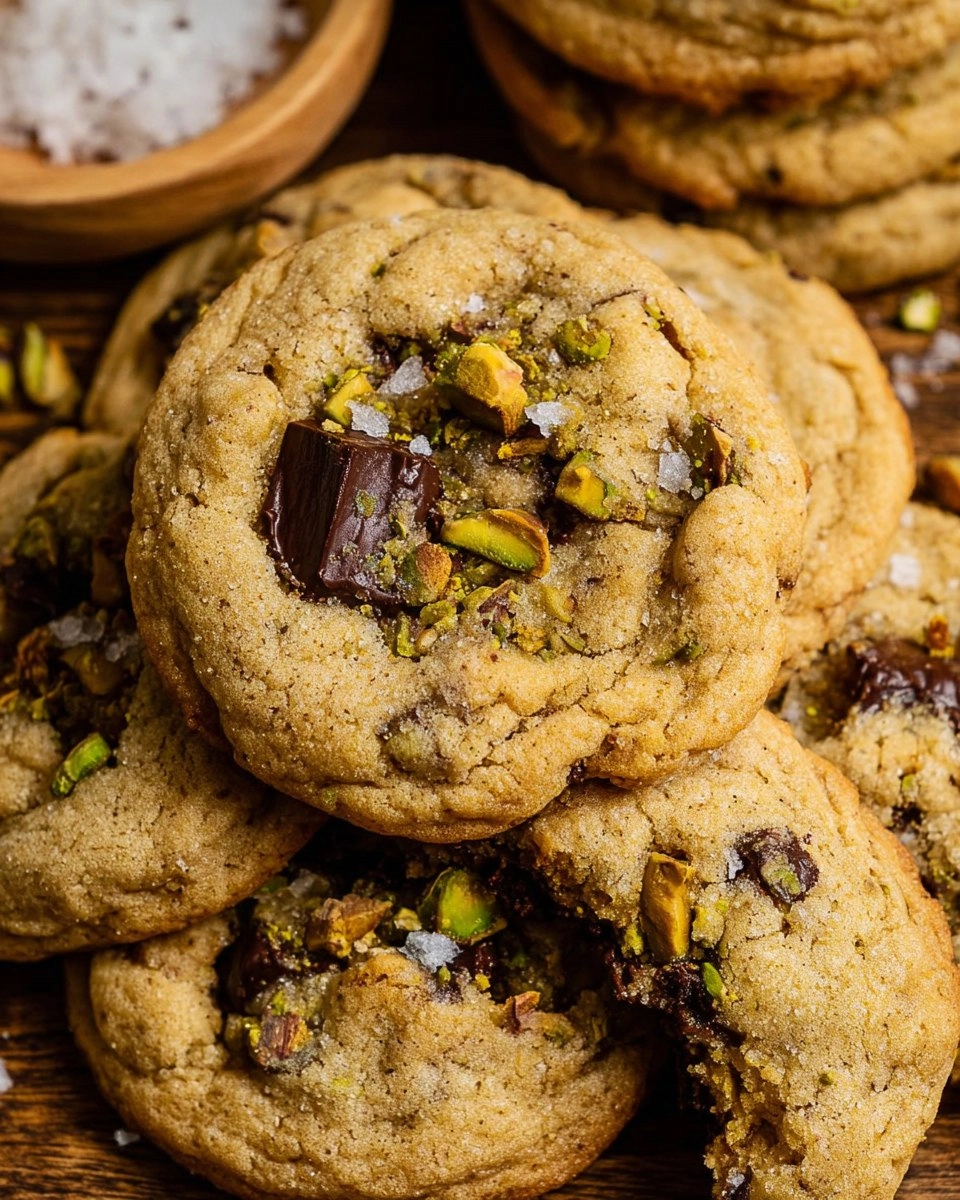 Vegan Olive Oil, Pistachio, & Chocolate Chunk Cookies