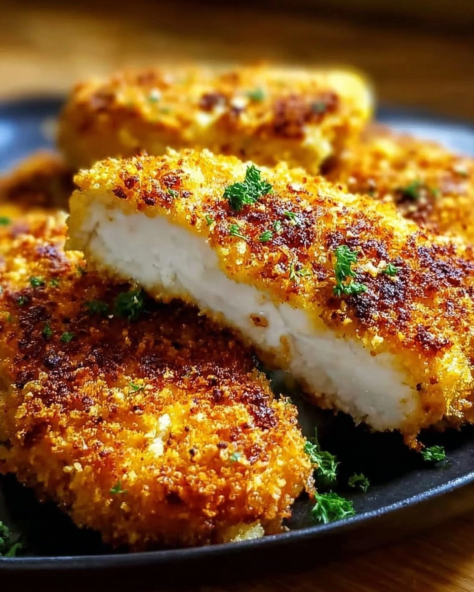 Air Fryer Parmesan Crusted Chicken