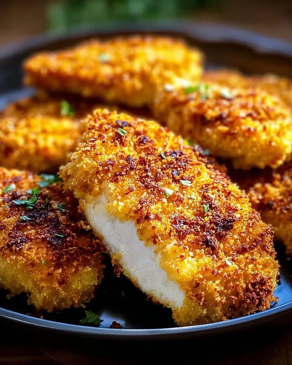 Air Fryer Parmesan Crusted Chicken