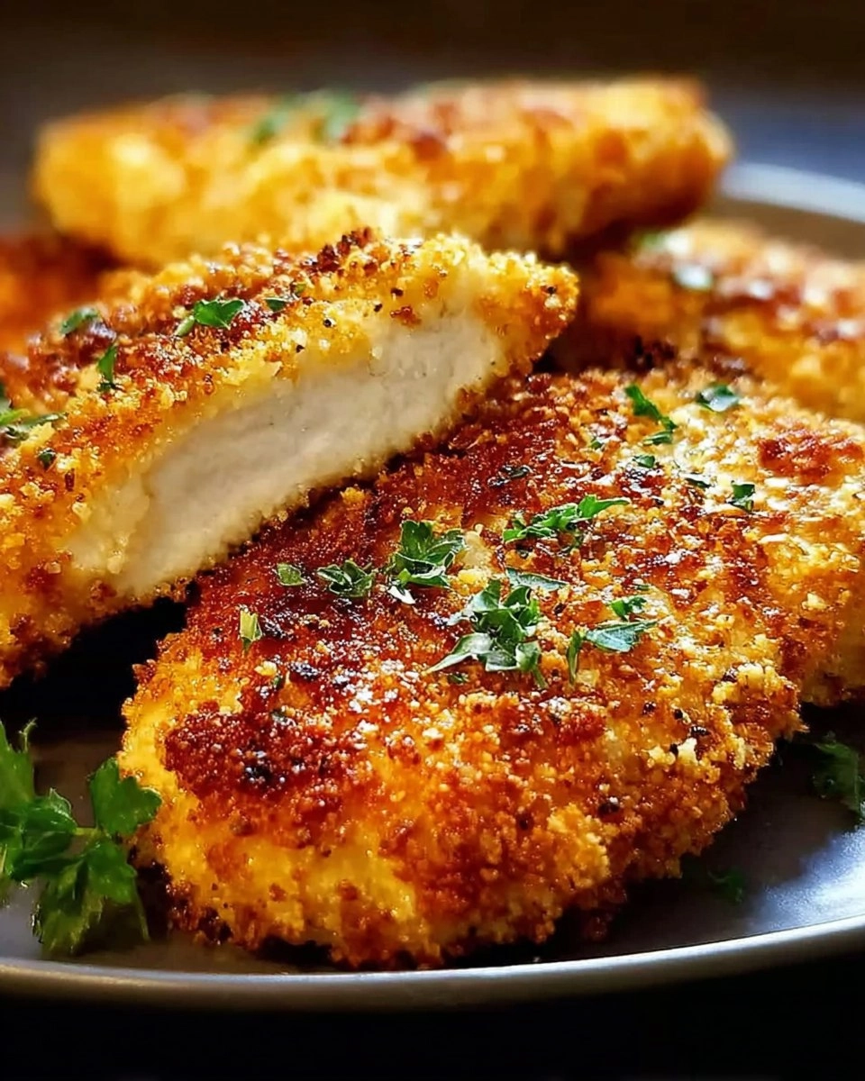 Air Fryer Parmesan Crusted Chicken