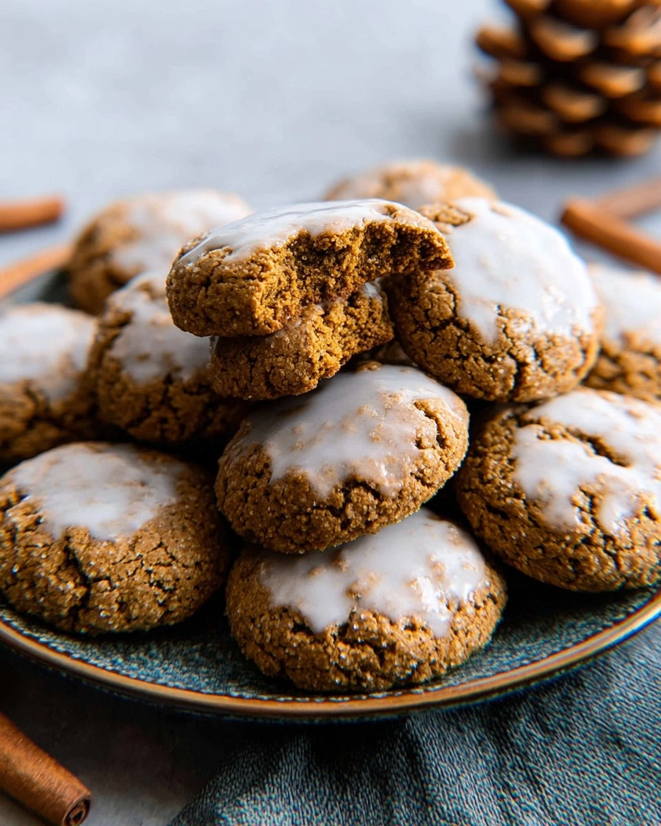 Almond Flour Ginger Molasses Cookies