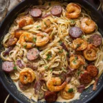 Cajun-Shrimp-and-Sausage-Pasta-Recipe