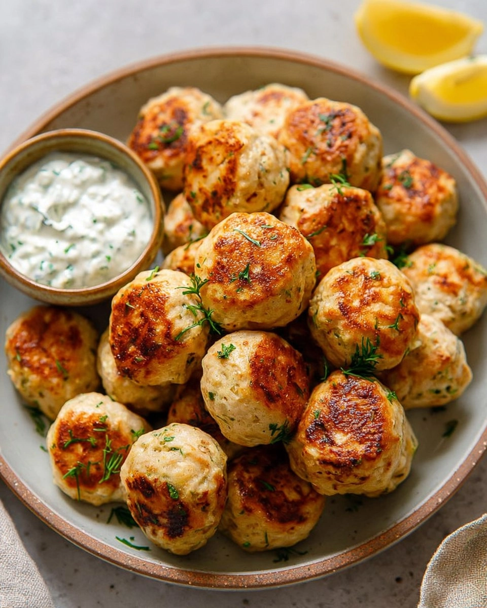Chicken-Feta-Meatballs-with-Tzatziki-Dip-Recipe